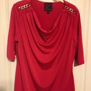 New without tag CARSON KRESSLEY COWL Neck TOP